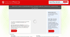 Desktop Screenshot of informedmajority.com